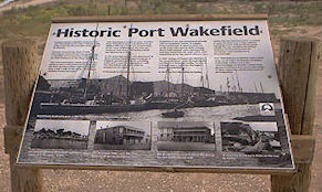 Historic Port Wakefield Sign