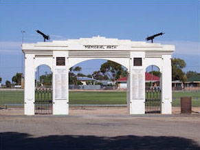 War Memorial Arch in Port Wakefield